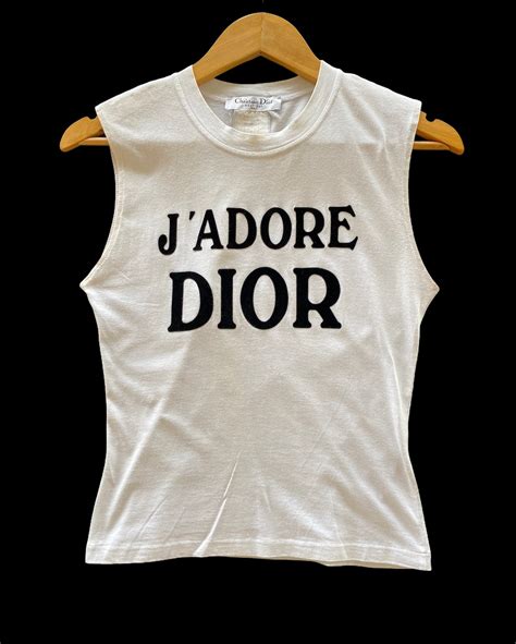 j adore dior t shirt uk|j'adore Dior top vintage.